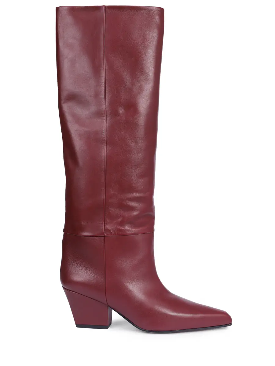 Сапоги кожаные