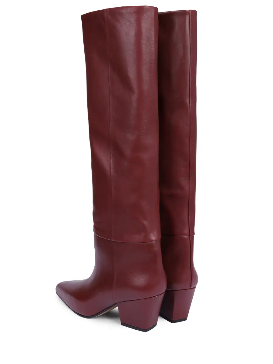 Сапоги кожаные