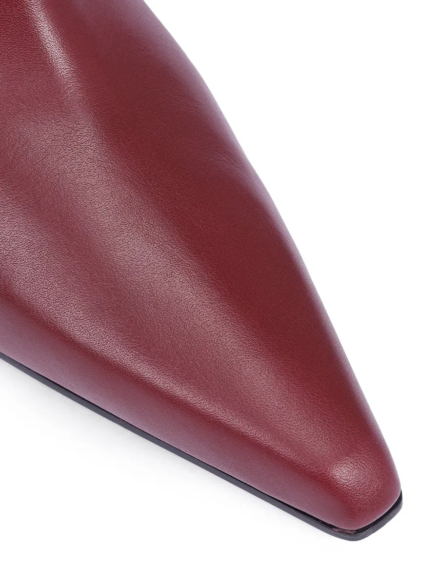 Сапоги кожаные