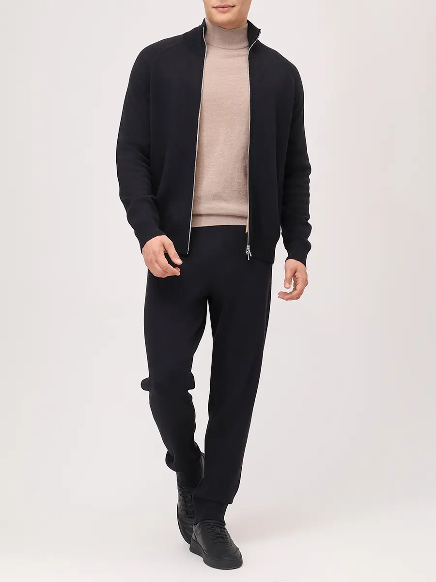 Кардиган из хлопка и шерсти