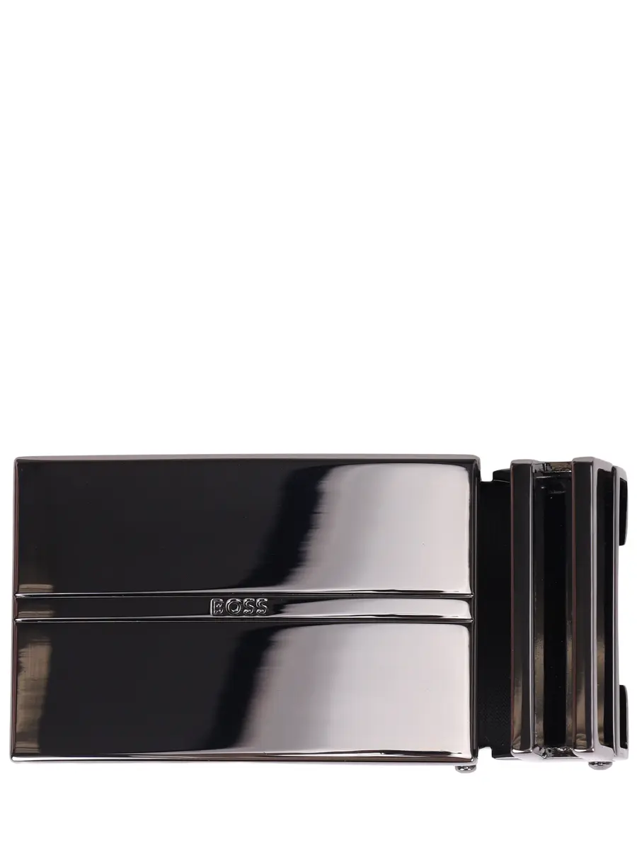 Ремень двусторонний кожаный с пряжками