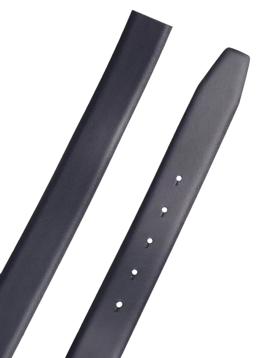 Ремень двусторонний кожаный с пряжками