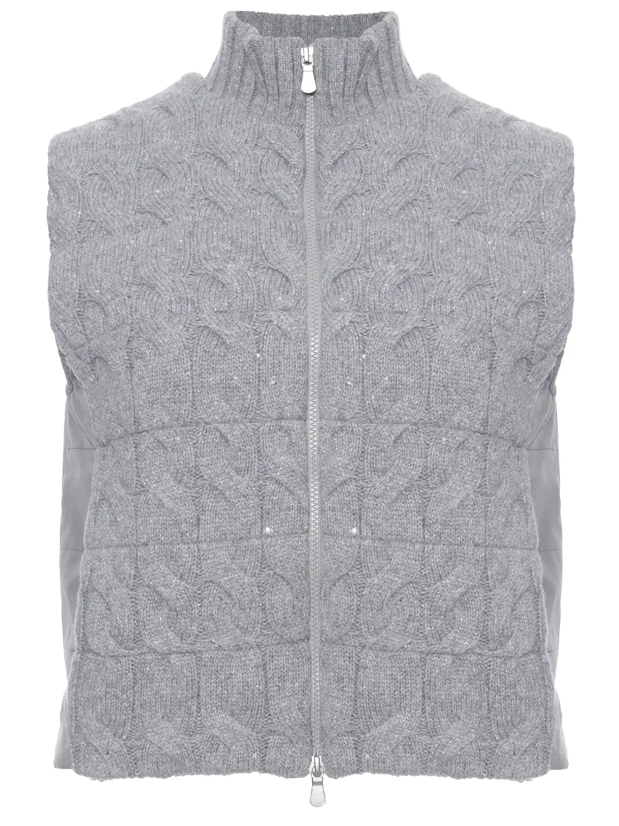 Жилет из шерсти и кашемира