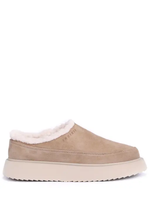 Сабо замшевые на меху INUIKII