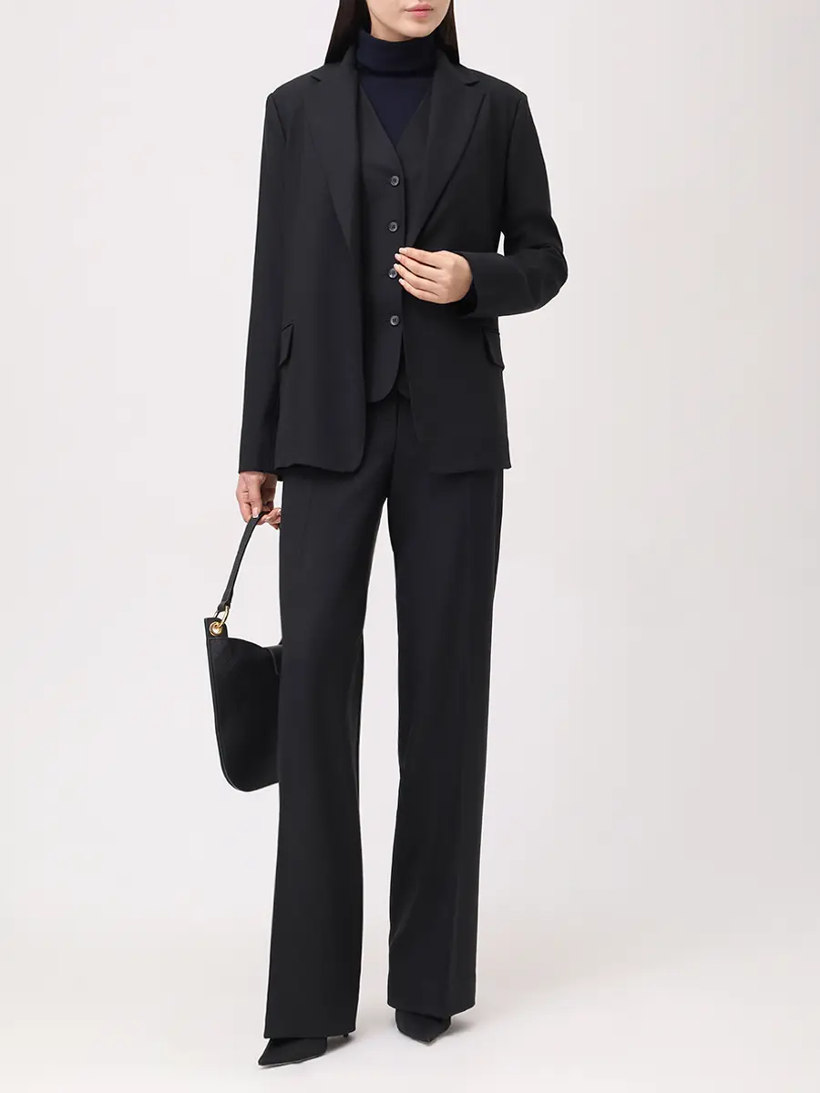 Жилет однотонный