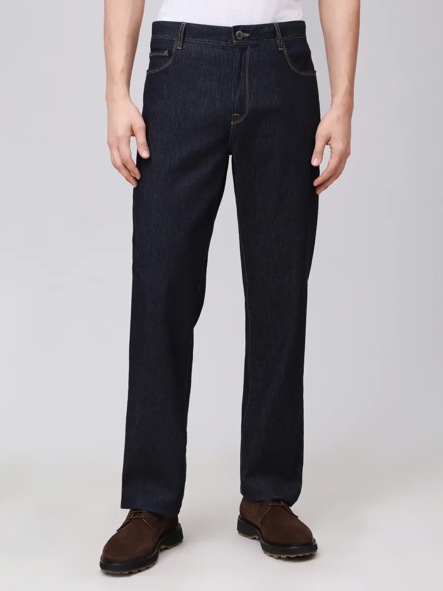 Джинсы Regular Fit хлопковые
