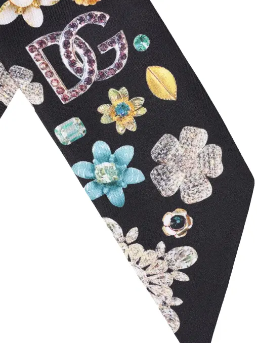 Твилли шелковое DOLCE & GABBANA