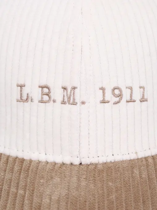 Бейсболка вельветовая L.B.M. 1911