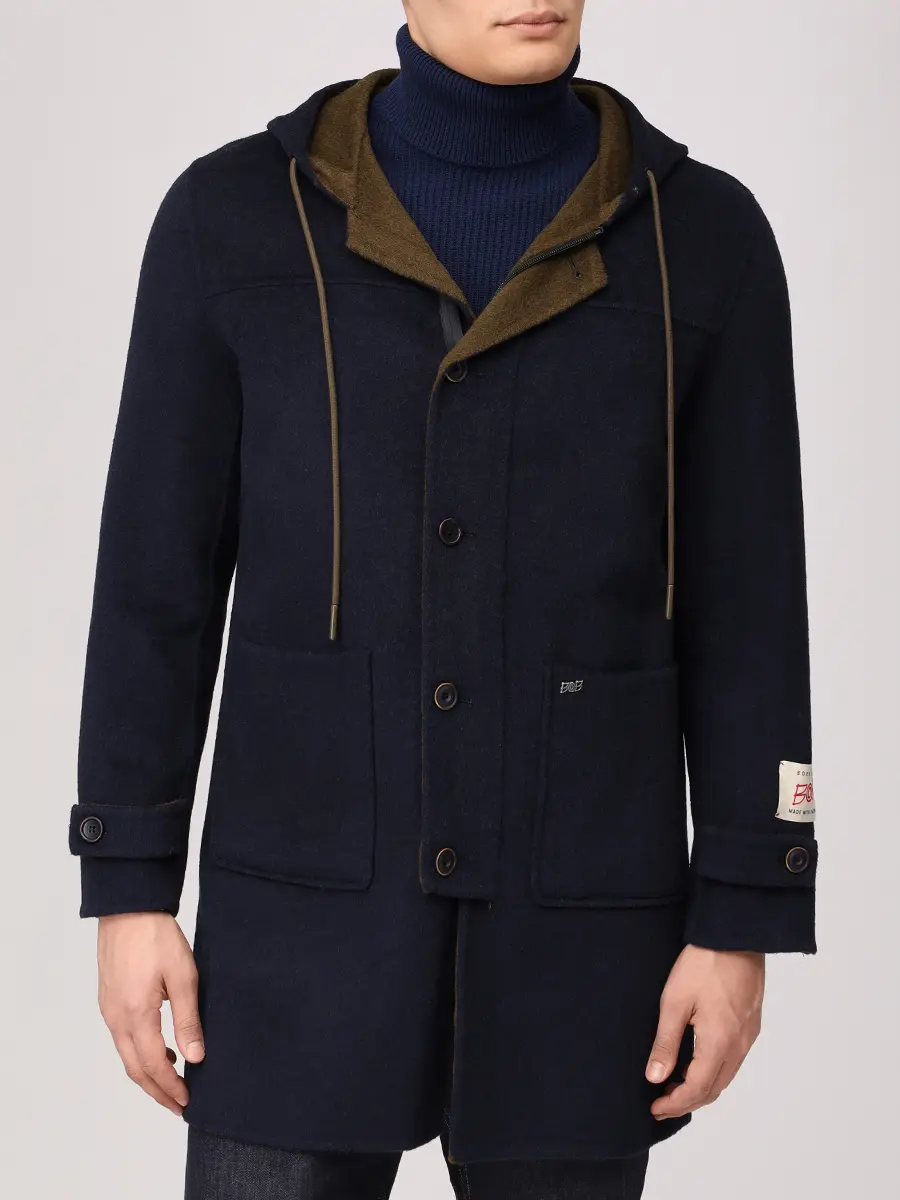 Пальто однотонное