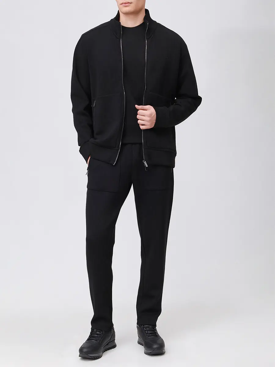 Брюки однотонные