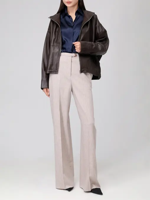 Куртка кожаная YVES SALOMON