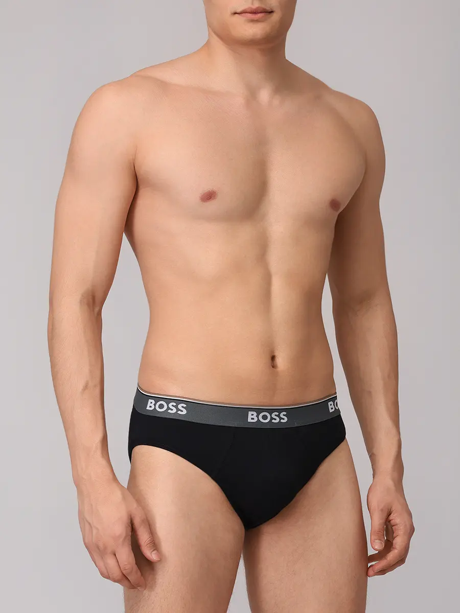 Набор из трех хлопковых трусов-брифов