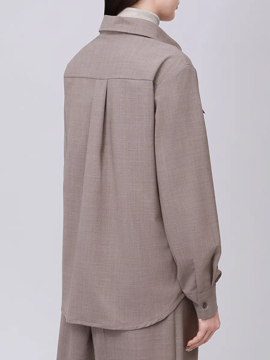 Рубашка шерстяная