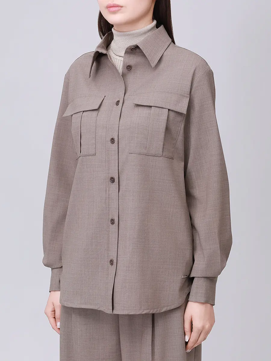 Рубашка шерстяная