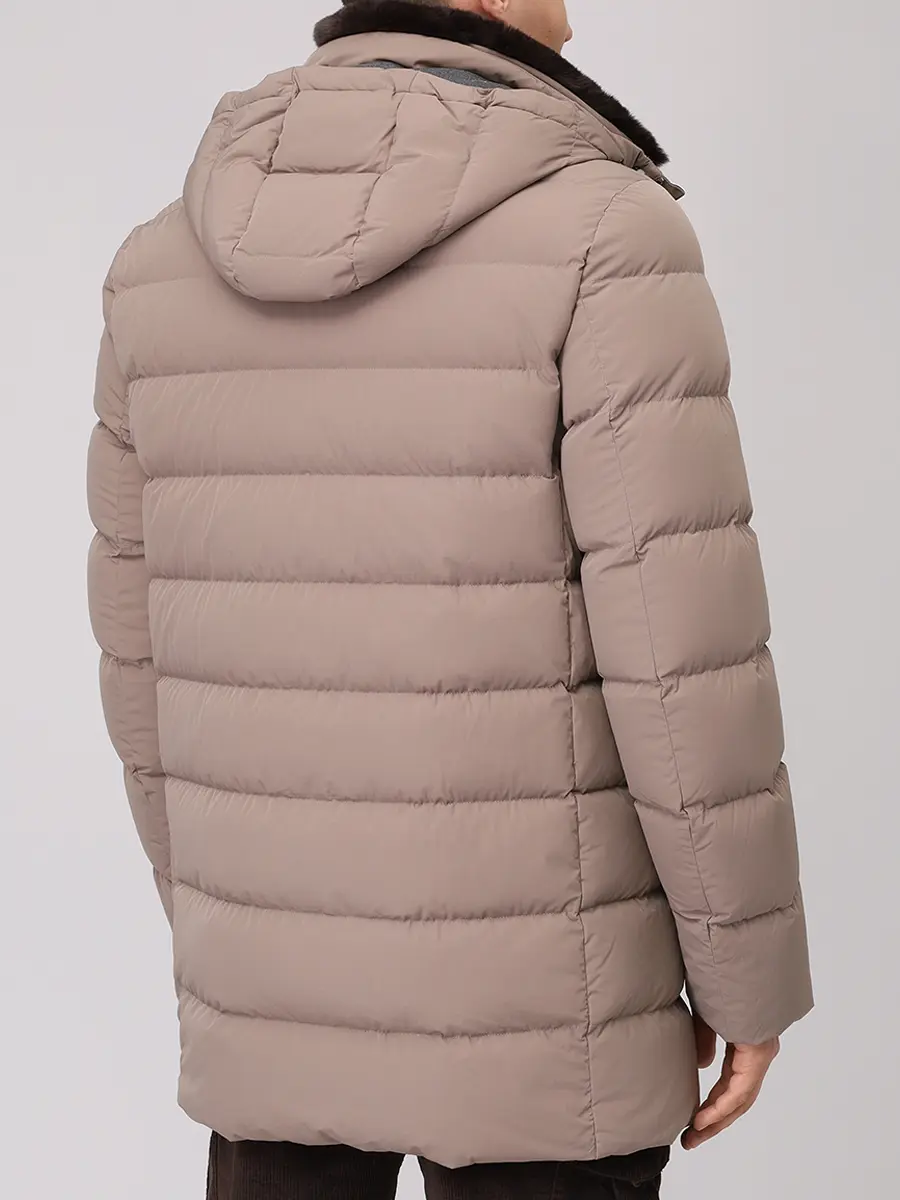 Пуховик стеганый