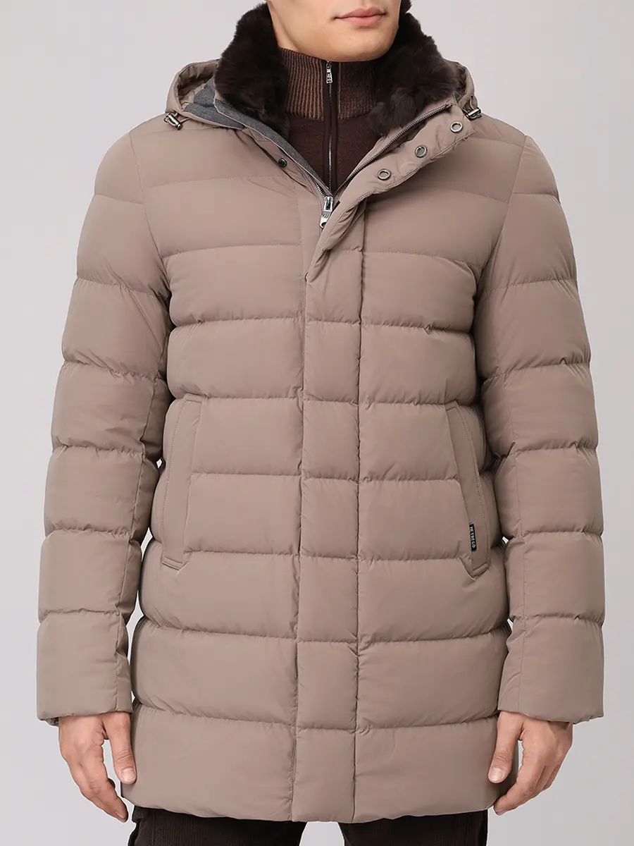 Пуховик стеганый