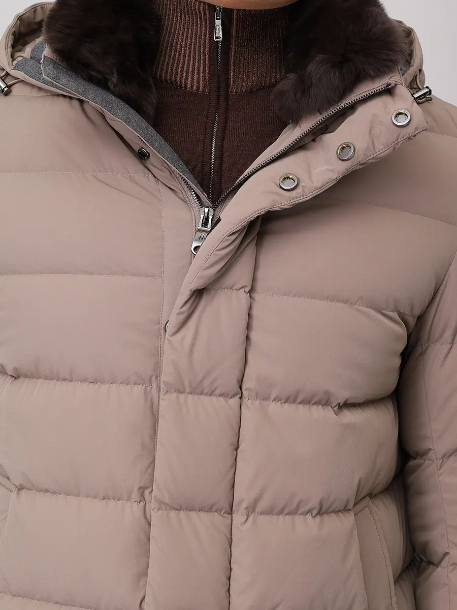 Пуховик стеганый