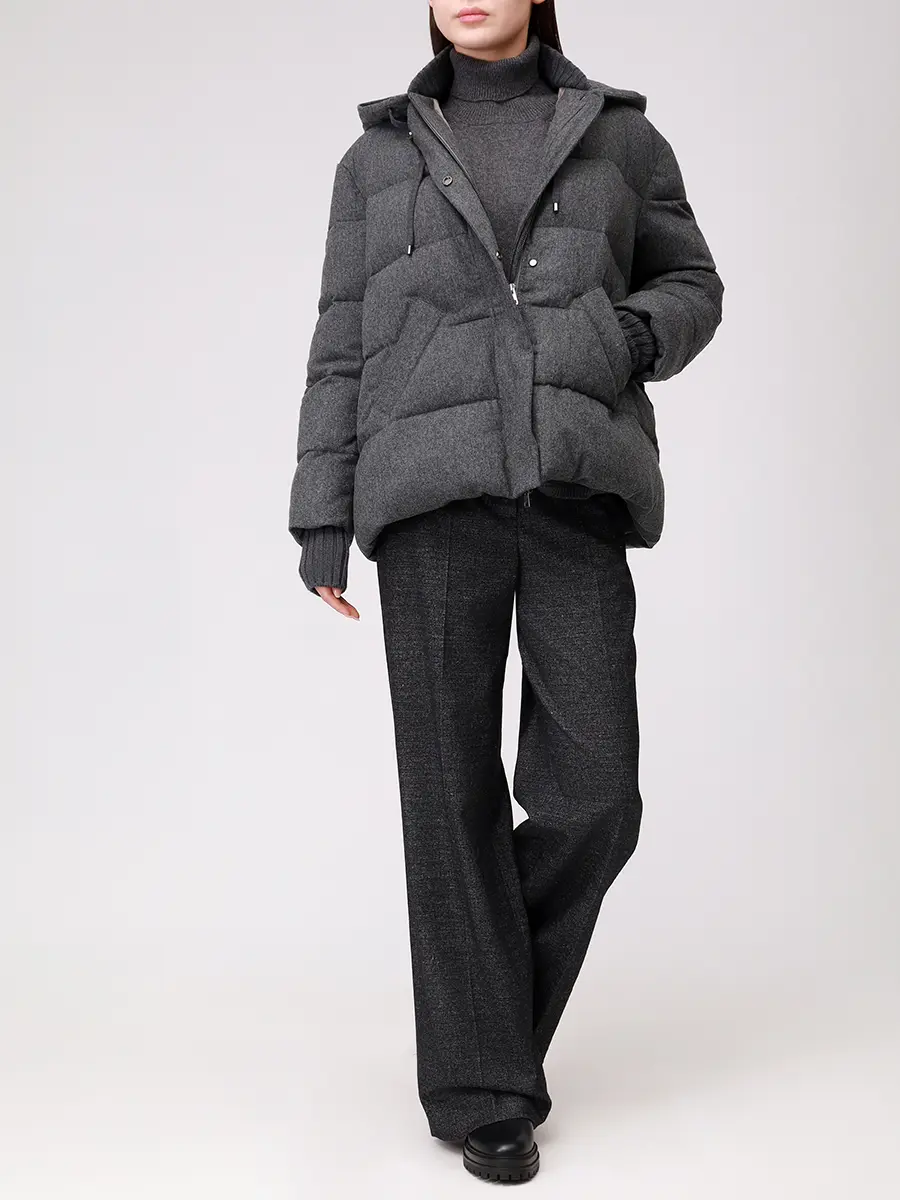 Пуховик стеганый