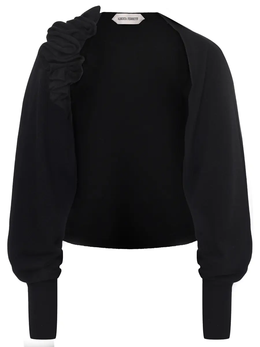 Болеро из шерсти и шелка