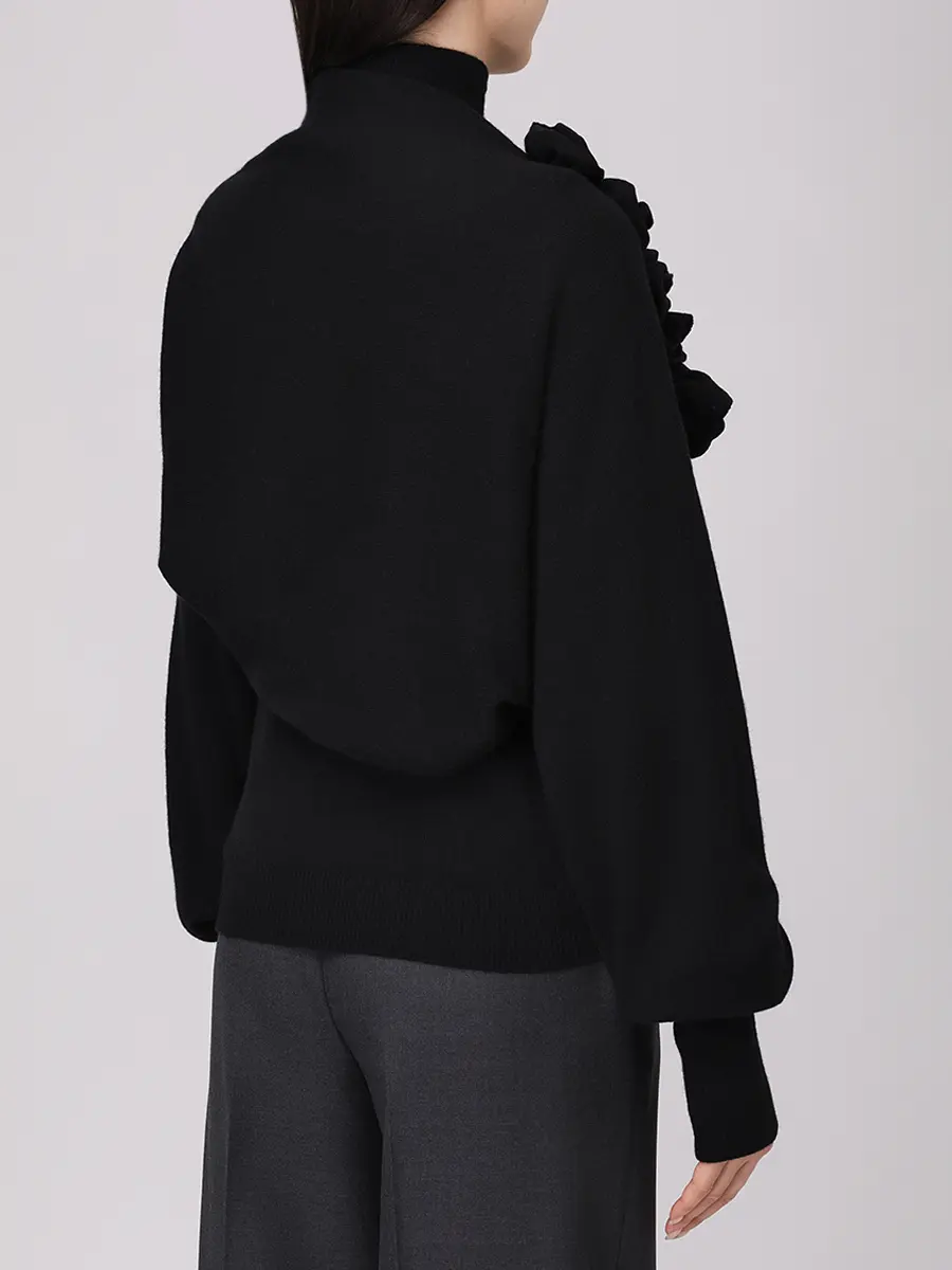 Болеро из шерсти и шелка