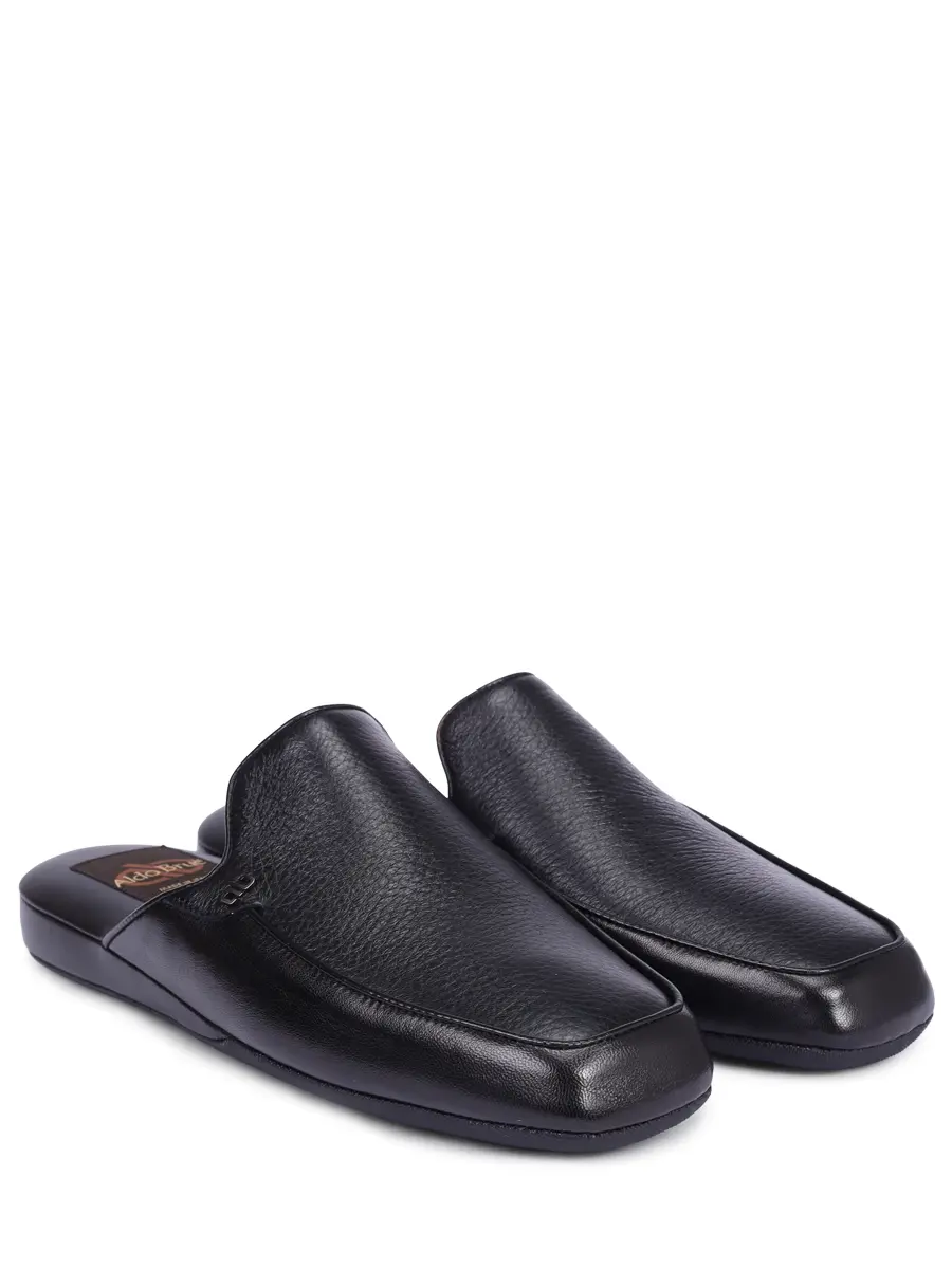 Тапочки кожаные