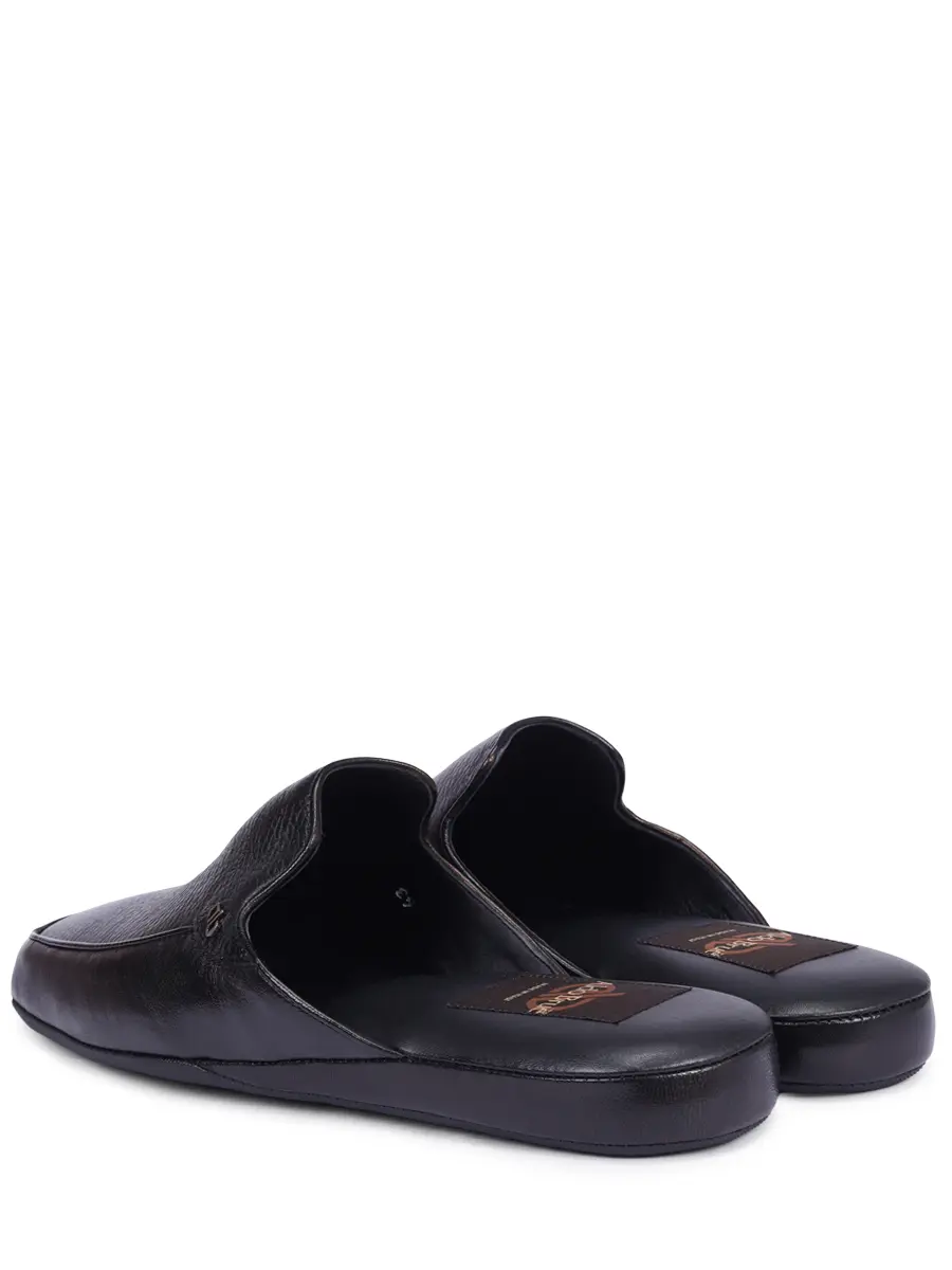 Тапочки кожаные