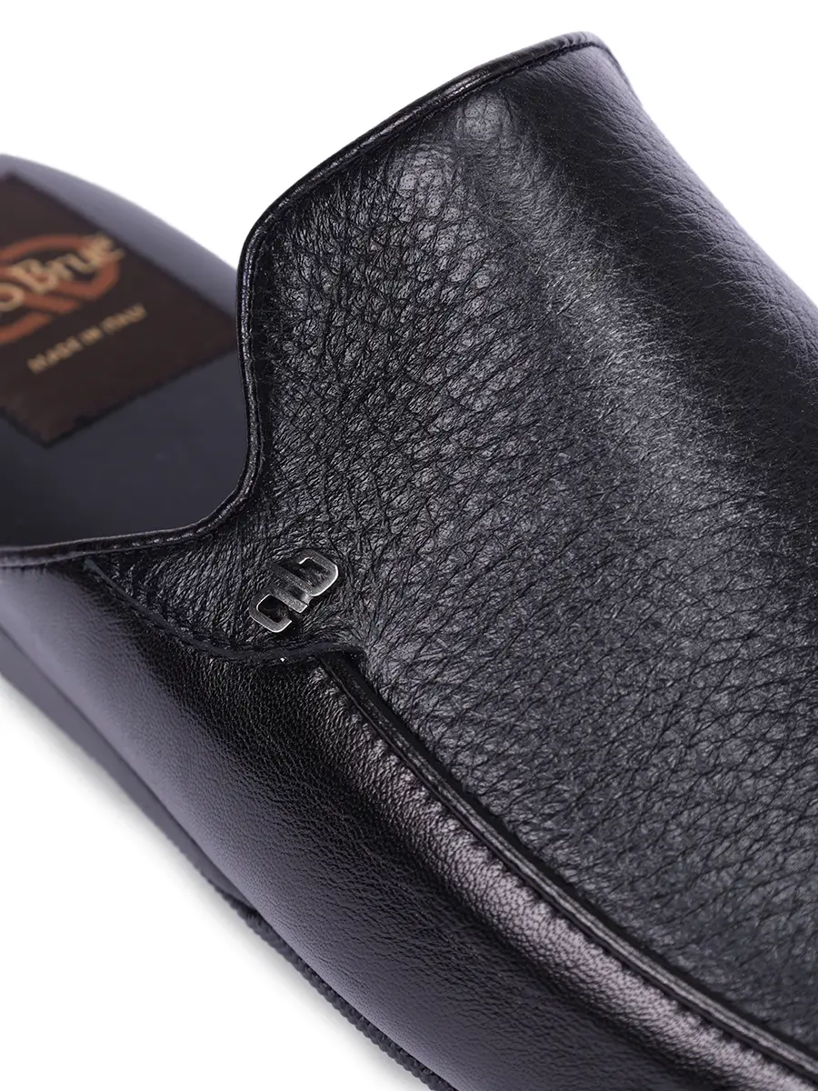 Тапочки кожаные