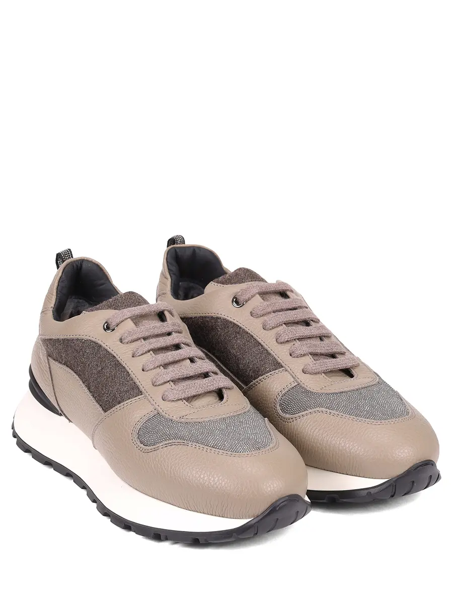 Кроссовки комбинированные на меху