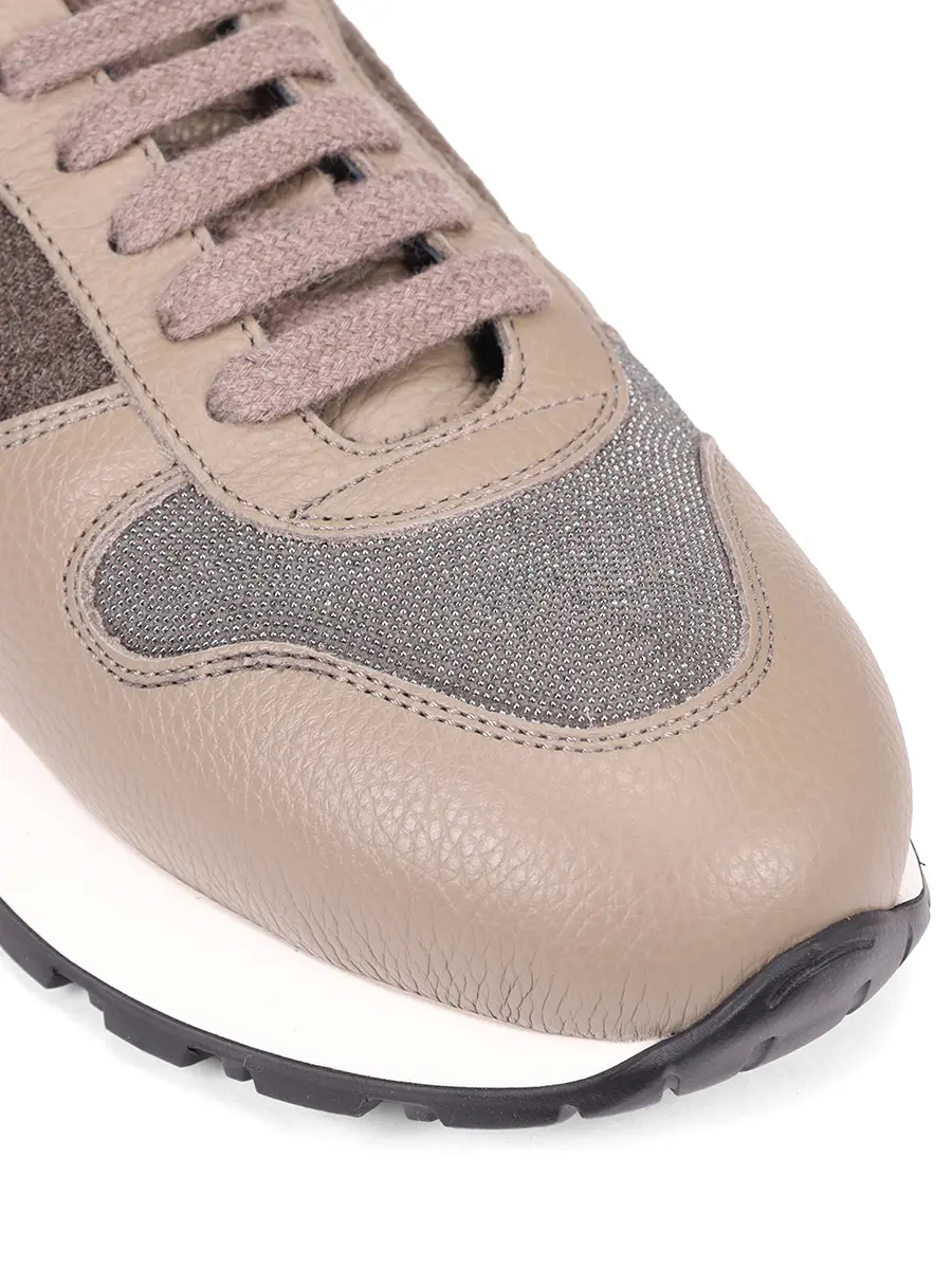 Кроссовки комбинированные на меху