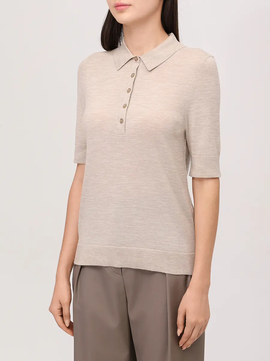 Поло шерстяное