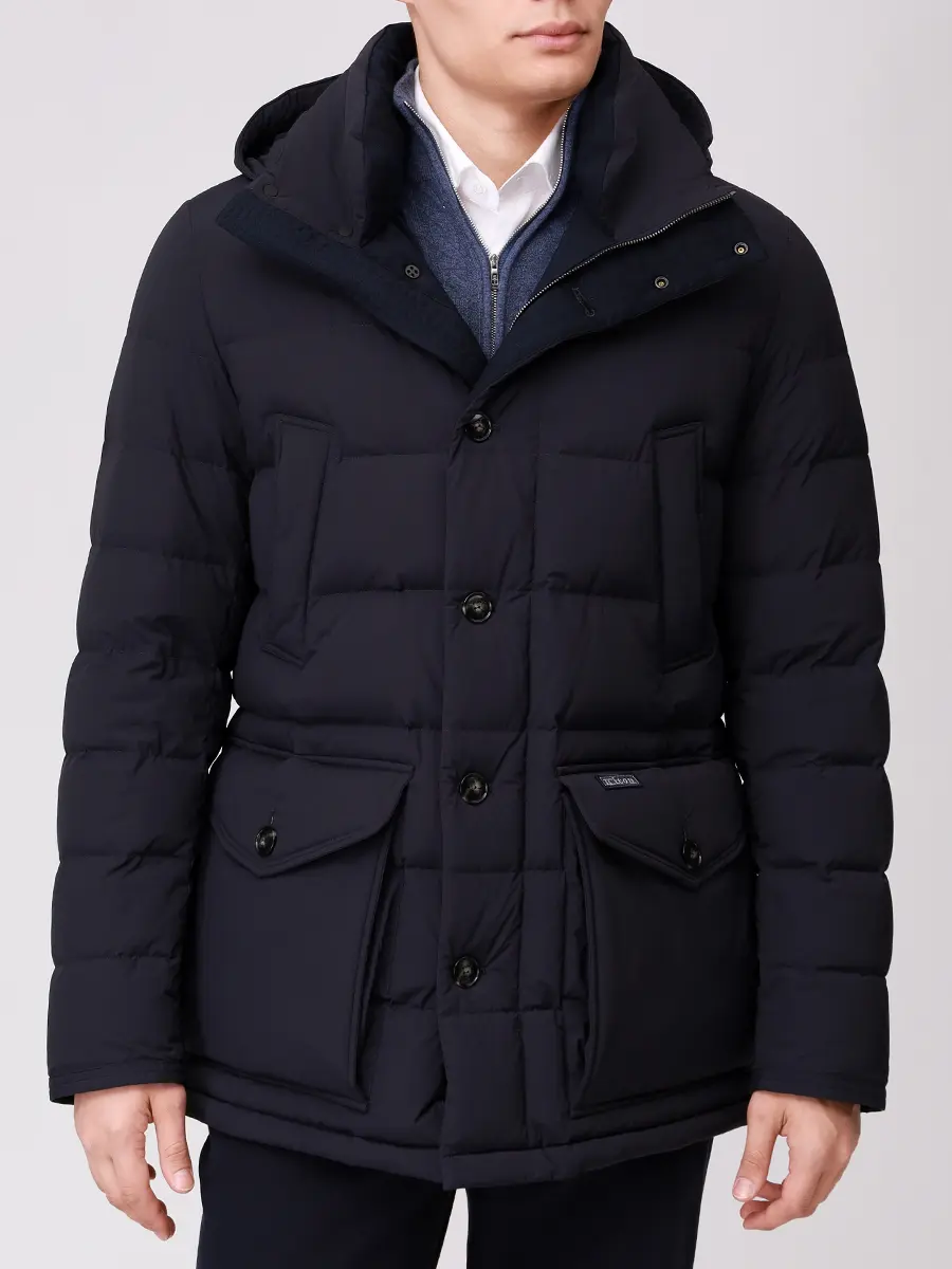 Пуховик стеганый