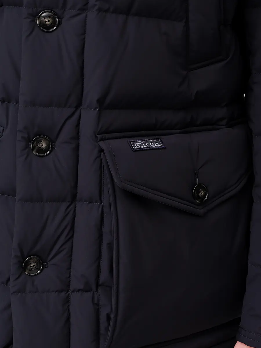 Пуховик стеганый