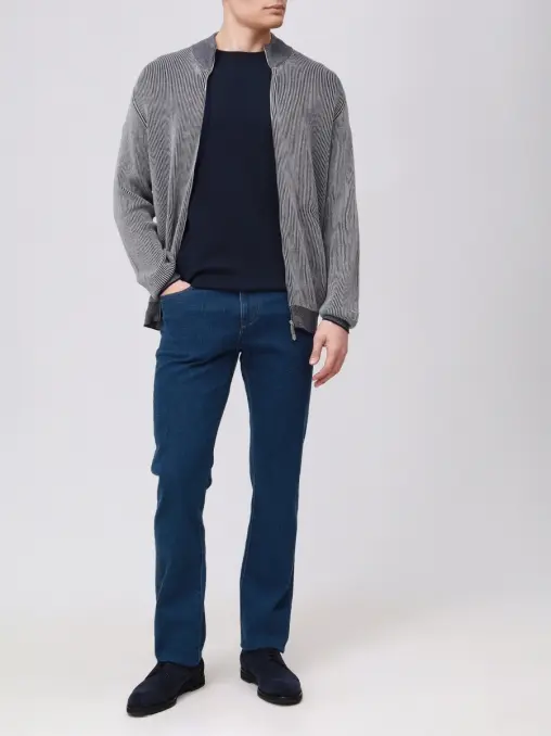 Джинсы Regular Fit хлопковые CANALI