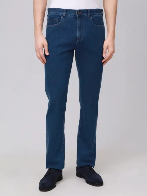 Джинсы Regular Fit хлопковые CANALI