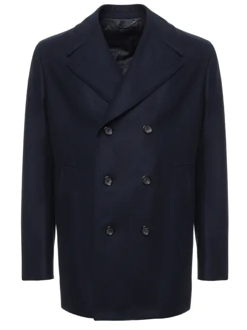 Полупальто шерстяное CANALI