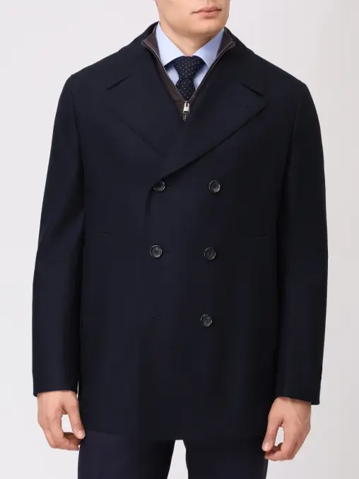Полупальто шерстяное CANALI