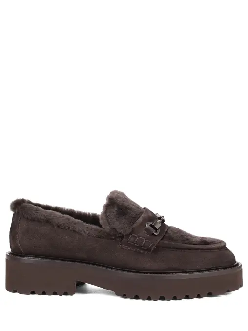 Лоферы комбинированные на меху DOUCAL`S