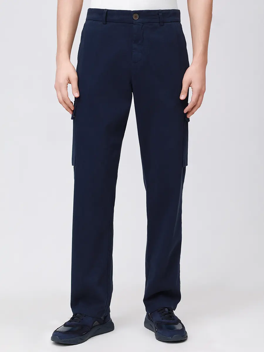 Брюки-карго хлопковые