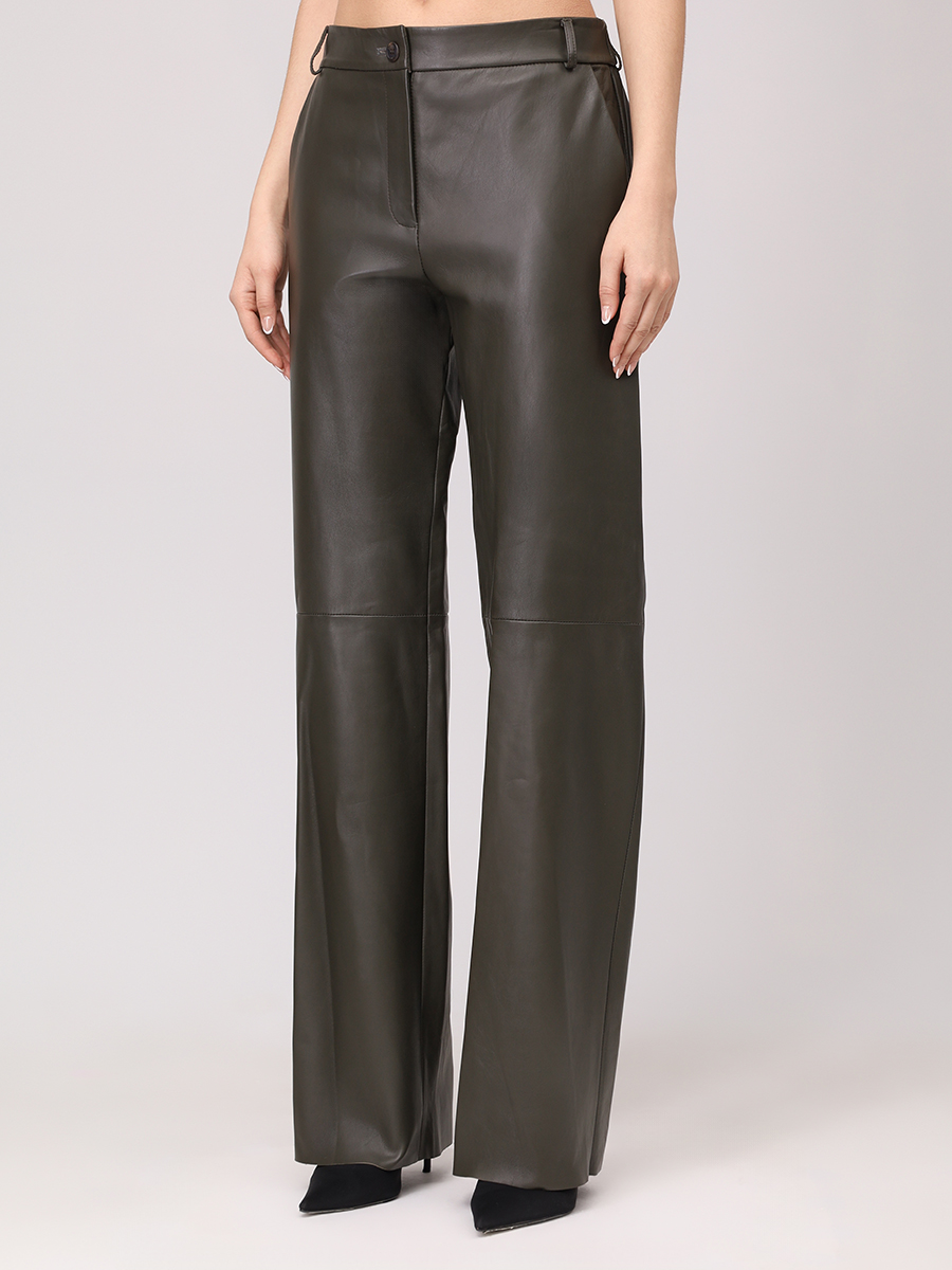 Брюки кожаные