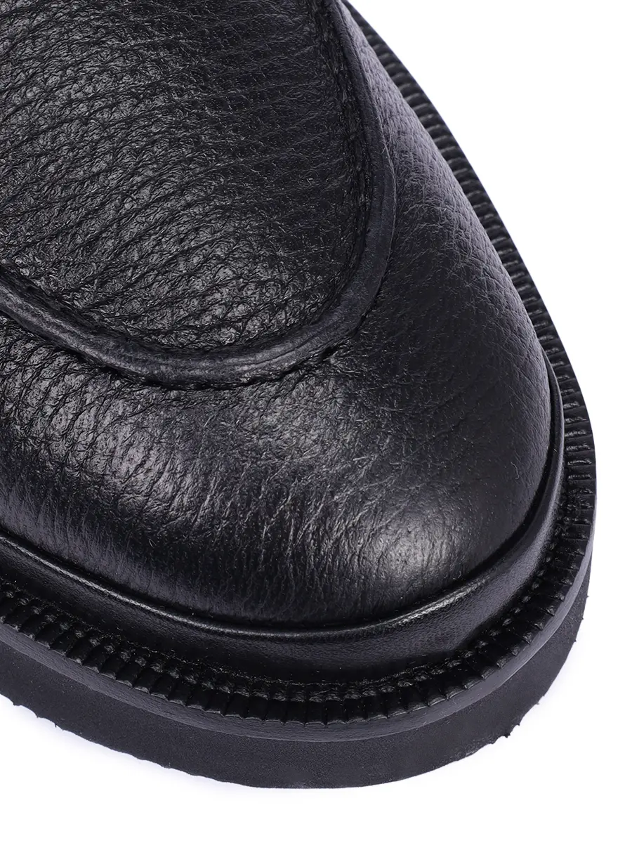 Ботинки кожаные на меху