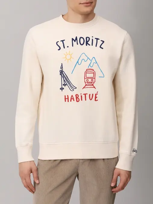 Толстовка хлопковая MC2 SAINT BARTH