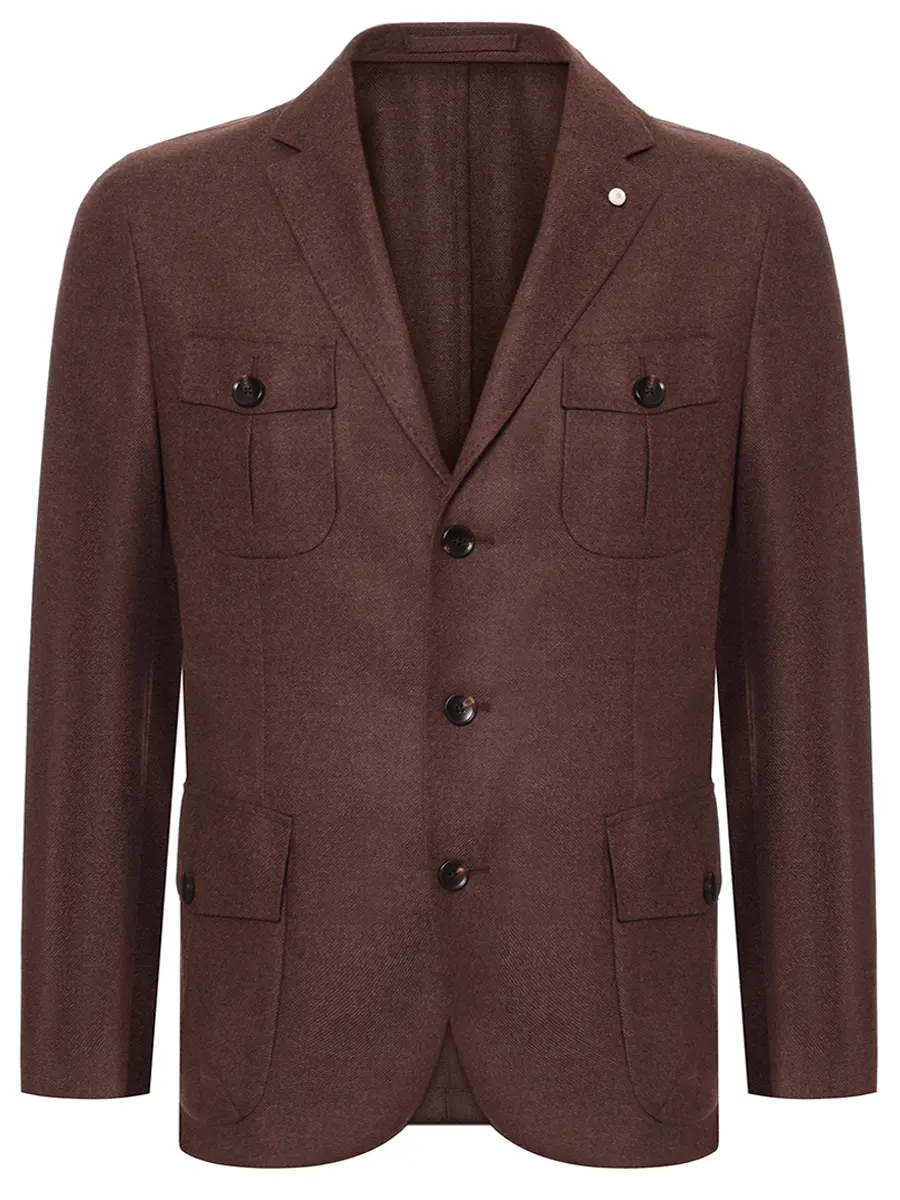 Пиджак шерстяной