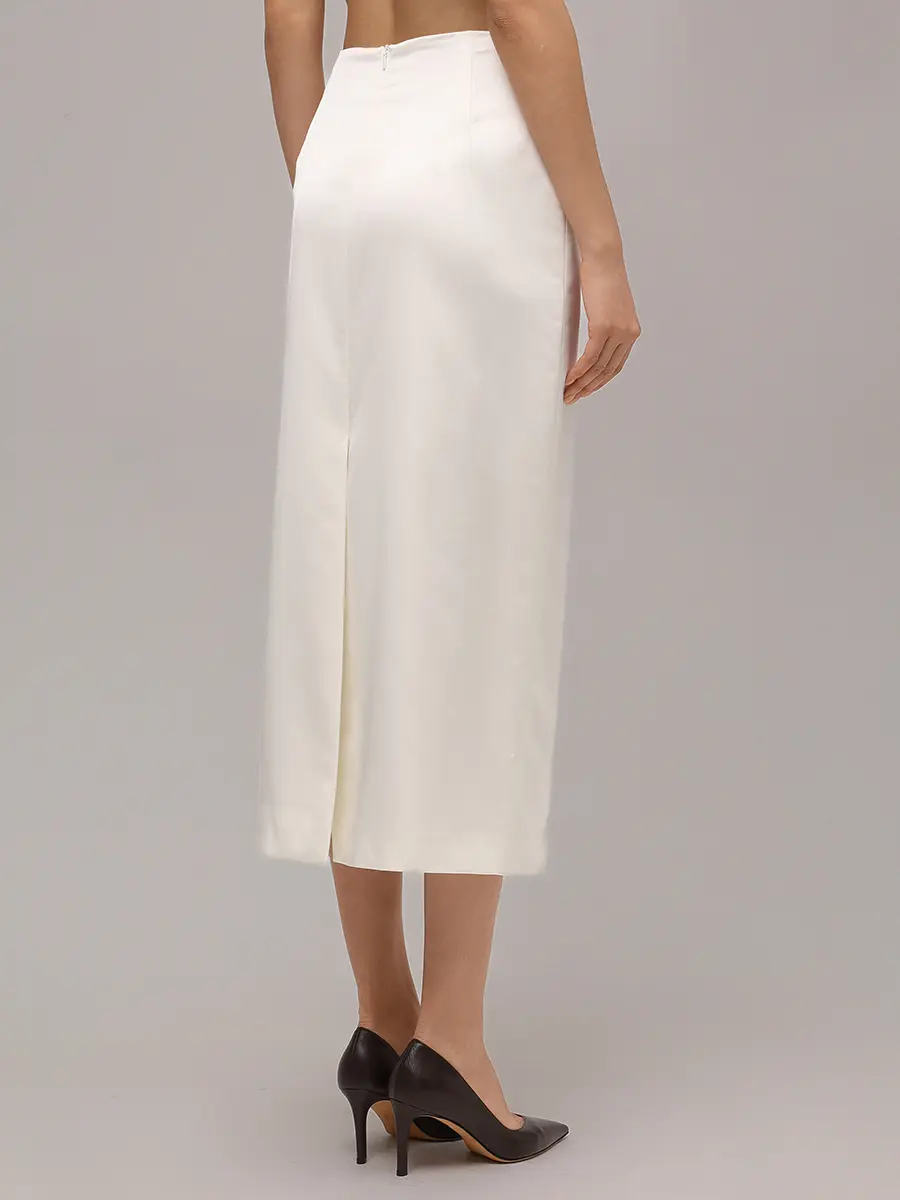 Юбка однотонная