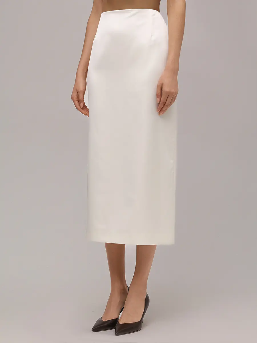 Юбка однотонная