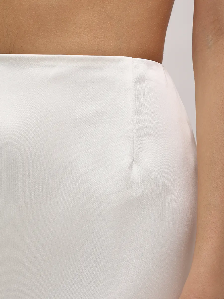 Юбка однотонная