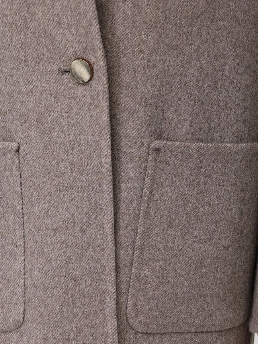 Полупальто кашемировое