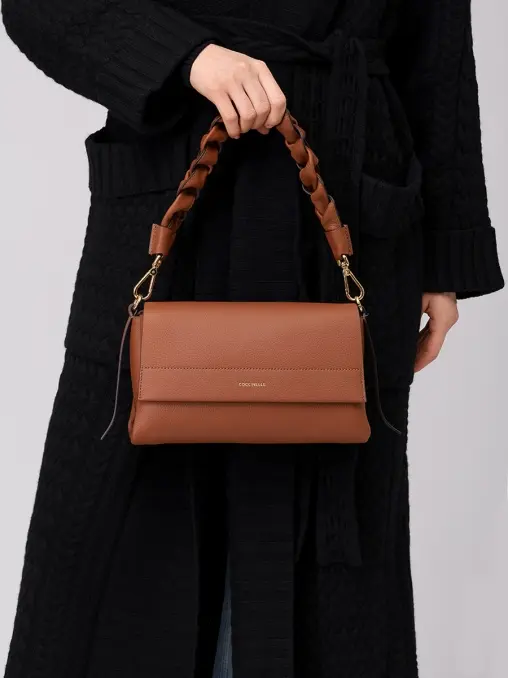 Сумка кожаная Boheme Grana Double COCCINELLE