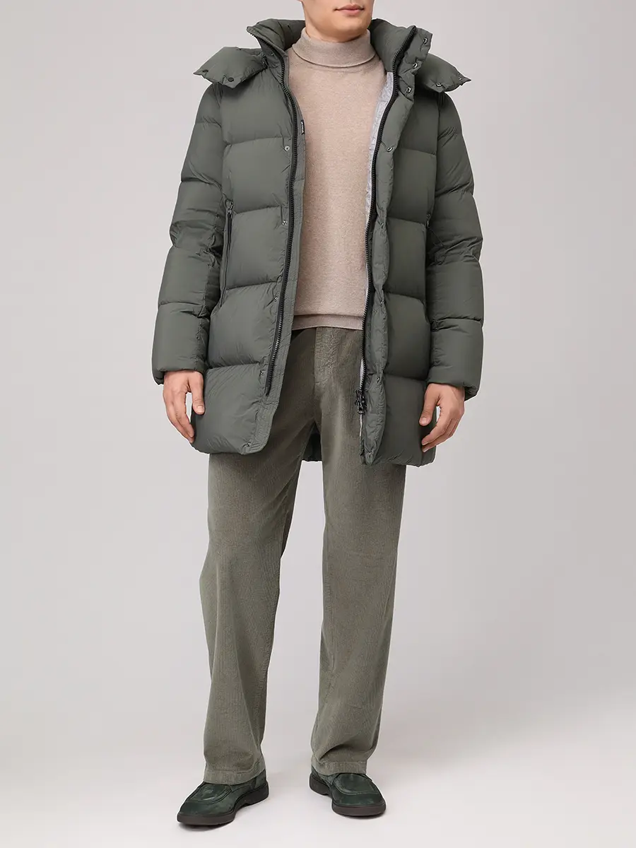 Пуховик стеганый