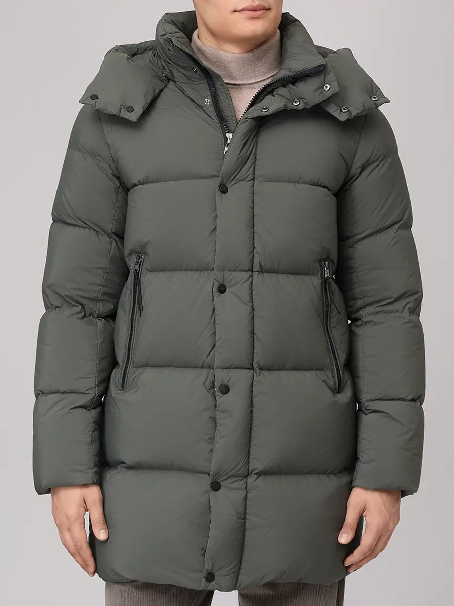 Пуховик стеганый