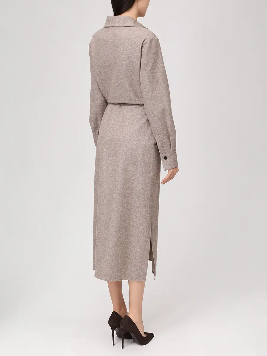 Платье шерстяное